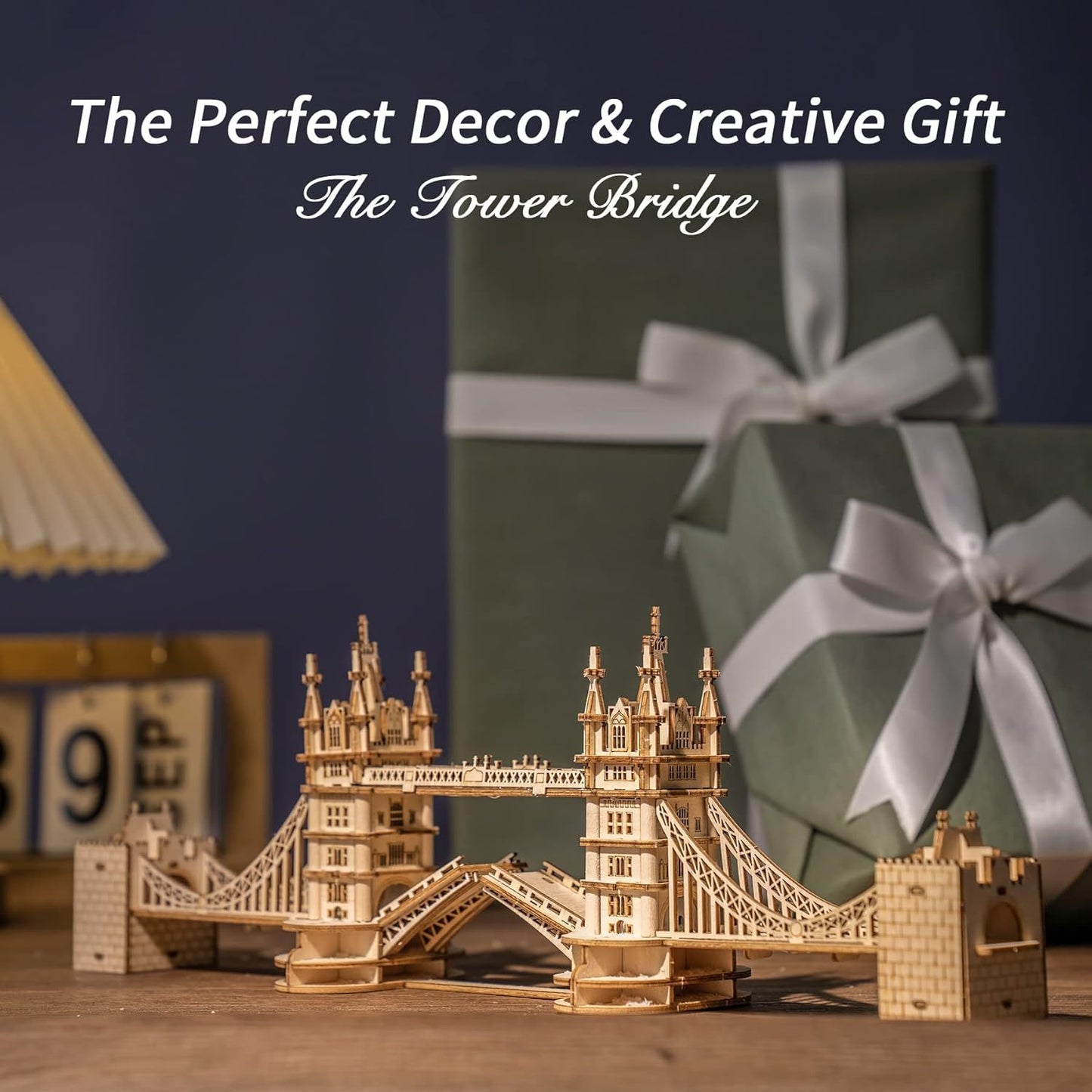 London Tower Bridge – 3D Wooden Puzzle with Lights - Artyhabit