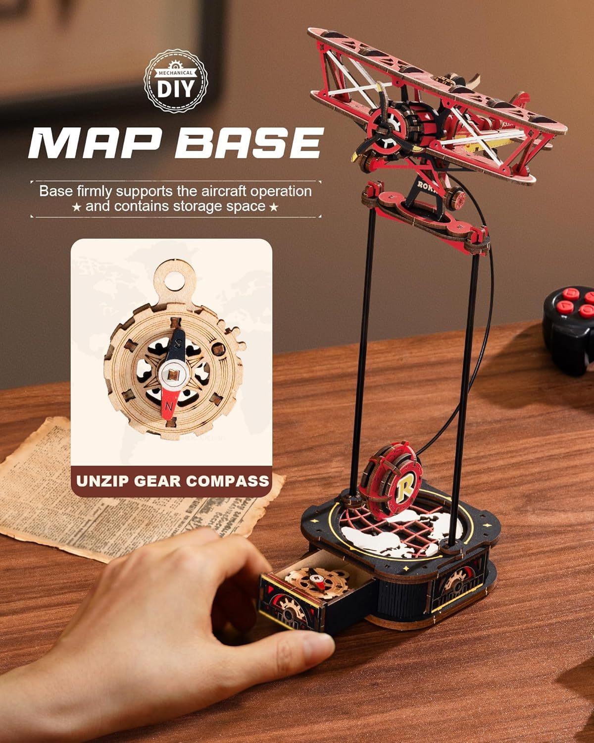 Gladiator Fighter – Gravity Swing Series - 3D Wooden Puzzle Kit - Artyhabit