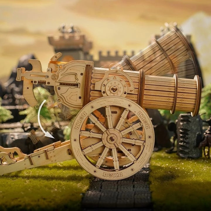 ROKR Siege Heavy Ballista 3D Wooden Puzzle Kit – Medieval War Machine Model (KW401) - Artyhabit
