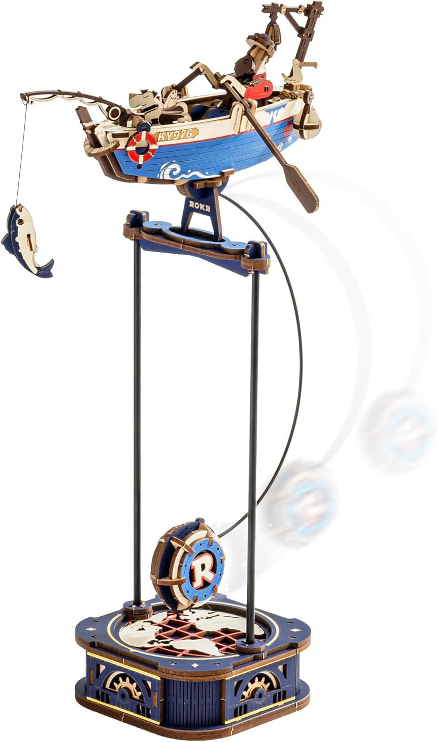 Gladiator Fighter – Gravity Swing Series - 3D Wooden Puzzle Kit - Artyhabit