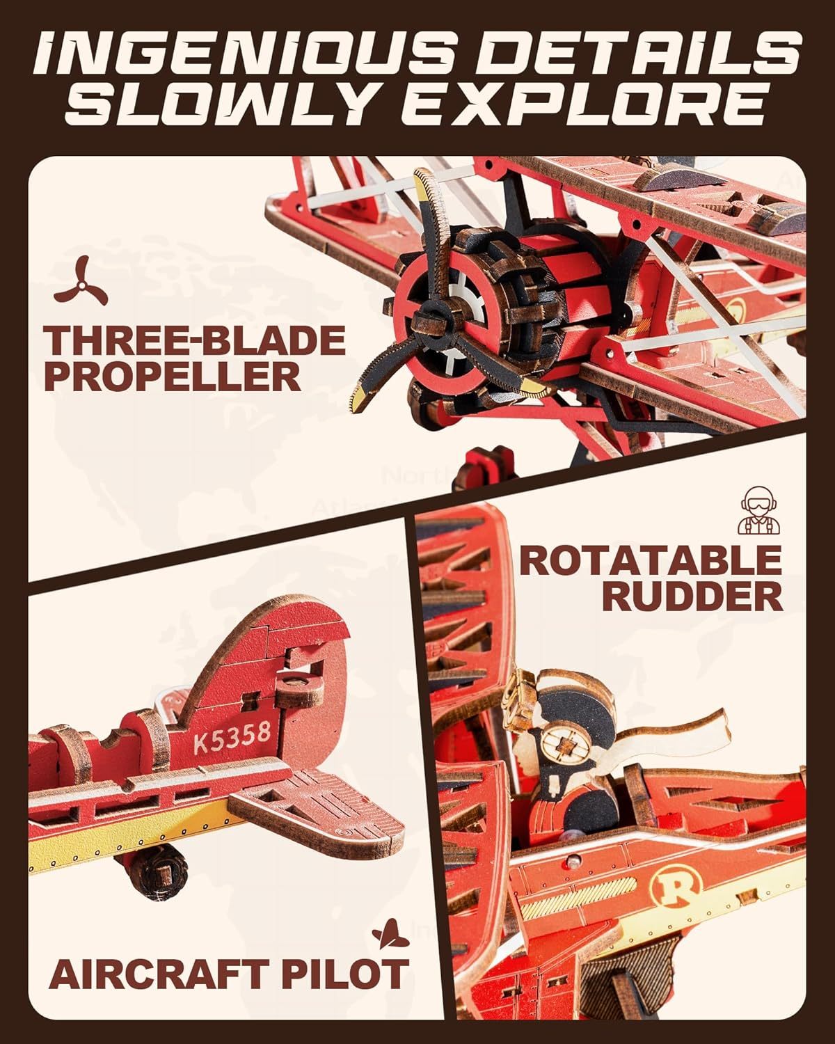 Gladiator Fighter – Gravity Swing Series - 3D Wooden Puzzle Kit - Artyhabit